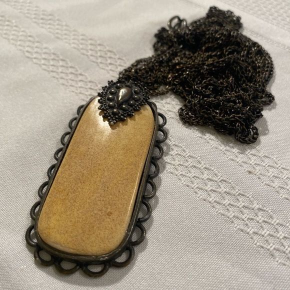 Vintage Jay Feinberg Multi Chain & Stone Necklace - Picture 7 of 7